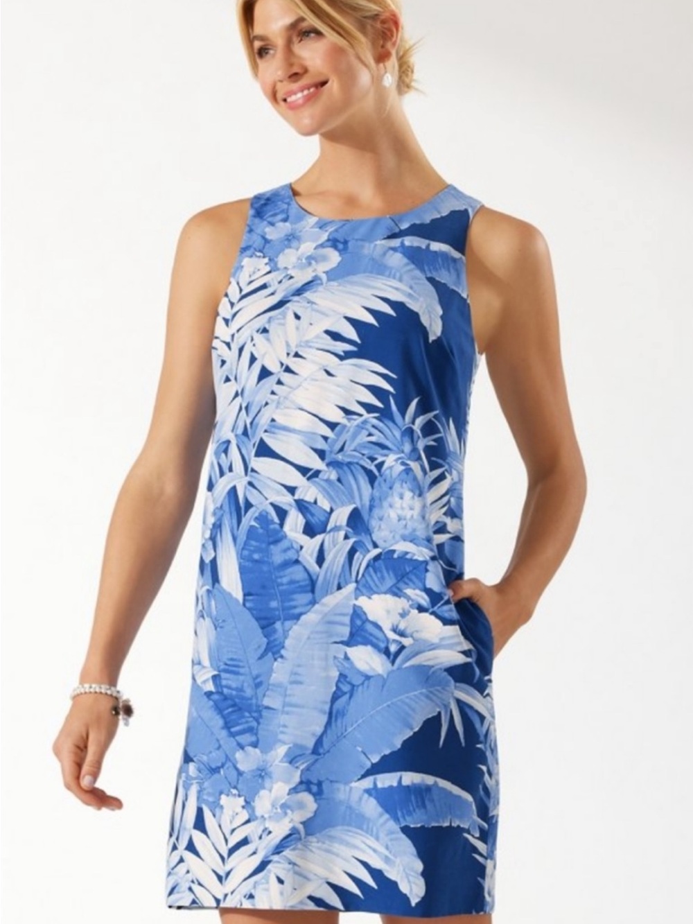 Tommy Bahama Floral Royale Silk Dress M